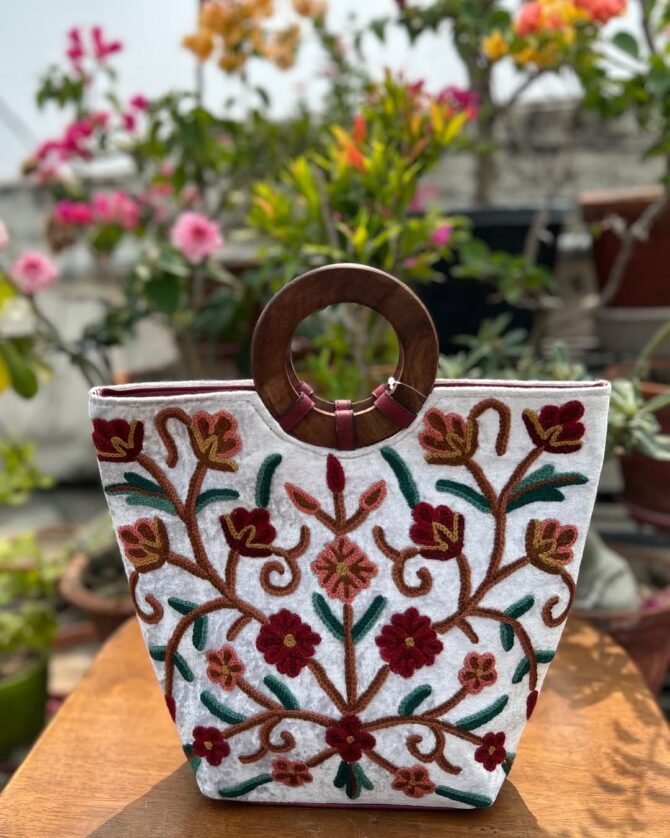 HAND EMBROIDERED VEGAN BAGS