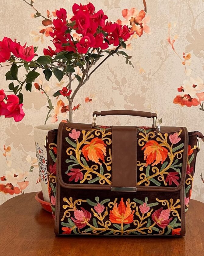 HAND EMBROIDERED VEGAN BAGS