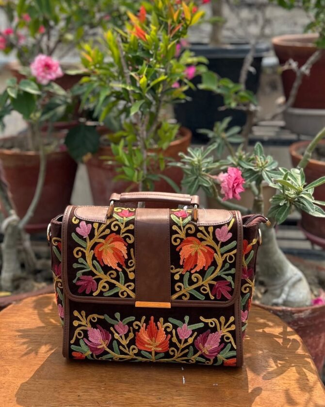 HAND EMBROIDERED VEGAN BAGS