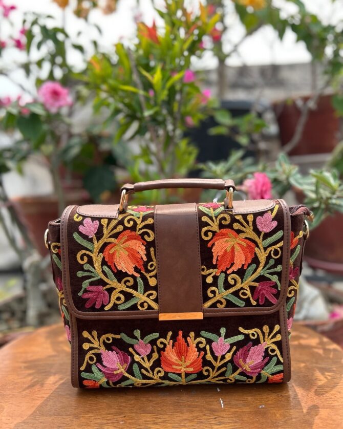 HAND EMBROIDERED VEGAN BAGS