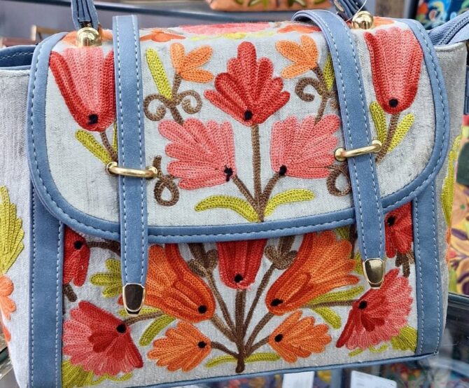 HAND EMBROIDERED VEGAN BAGS