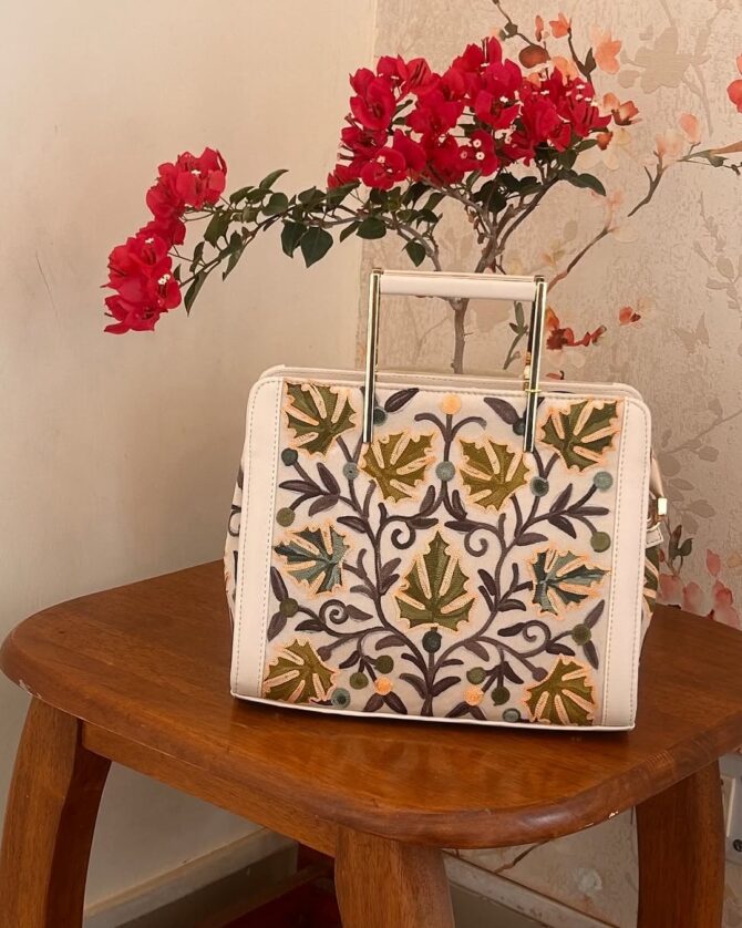HAND EMBROIDERED VEGAN BAGS