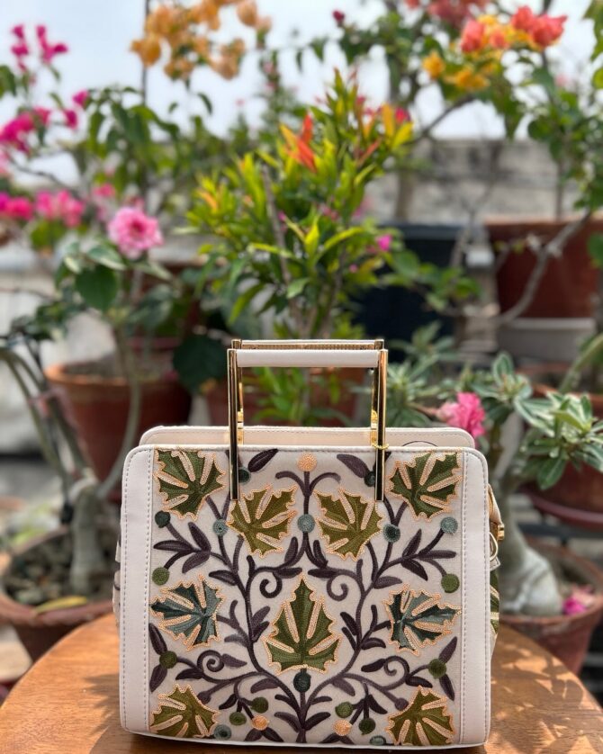 HAND EMBROIDERED VEGAN BAGS