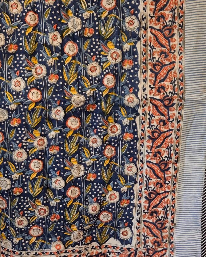 HAND BLOCK REVERSIBLE QUEEN SIZE DOHAR