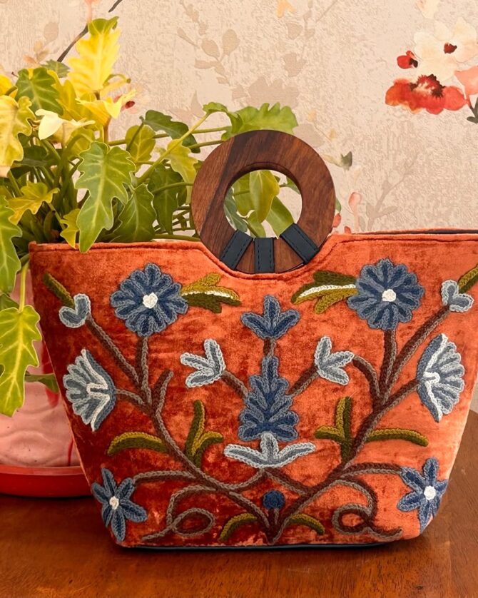 HAND EMBROIDERED VEGAN BAGS