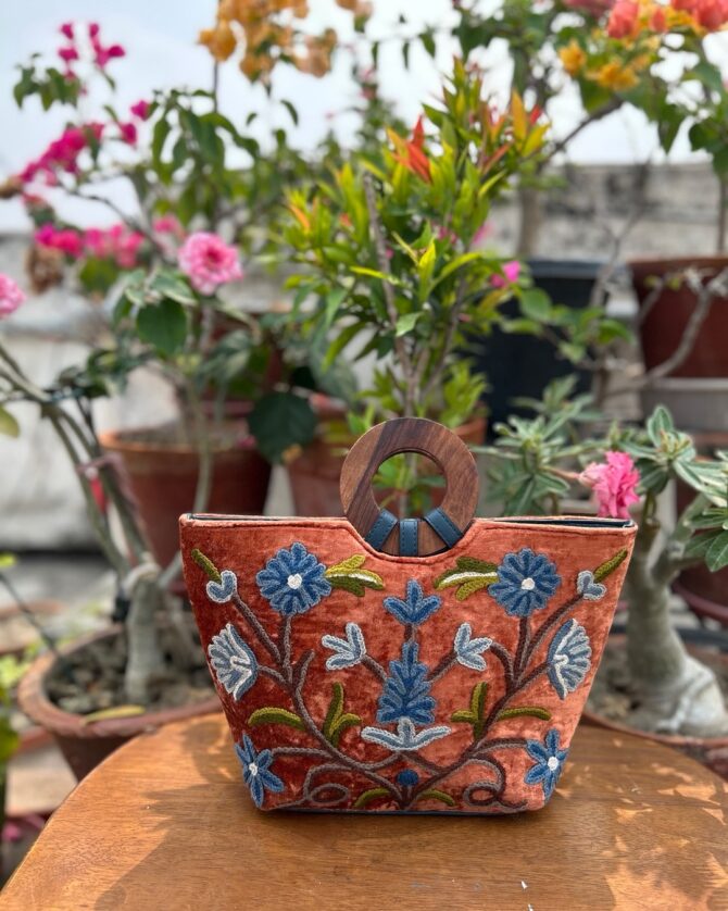 HAND EMBROIDERED VEGAN BAGS