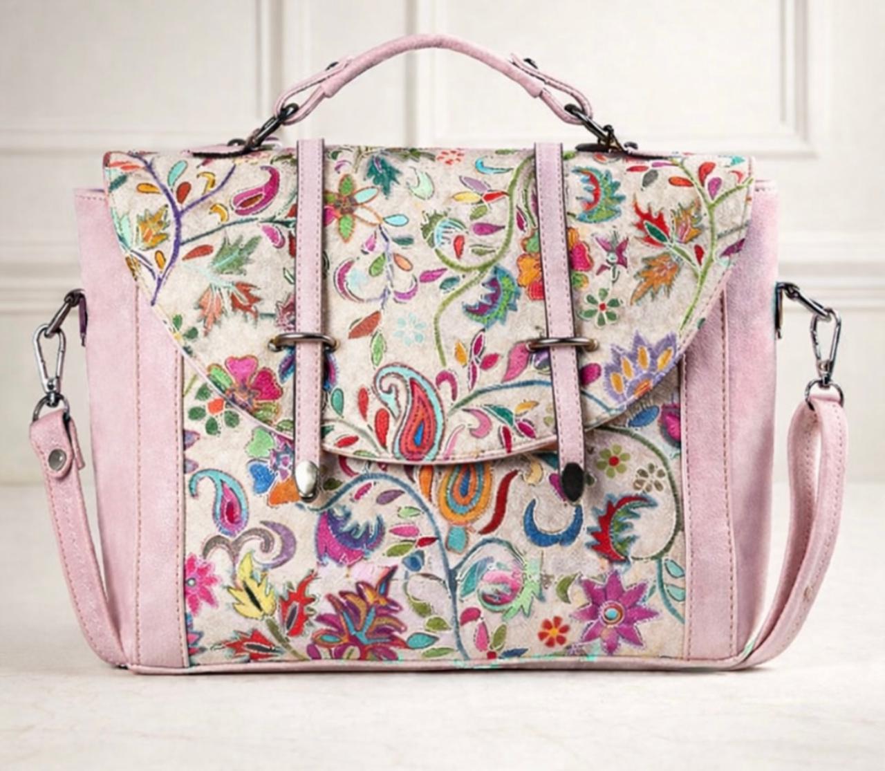 HAND EMBROIDERED VEGAN BAGS