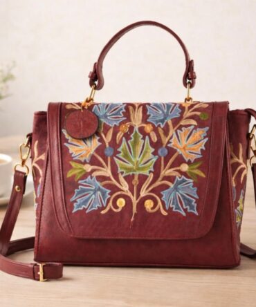 HAND EMBROIDERED VEGAN BAGS