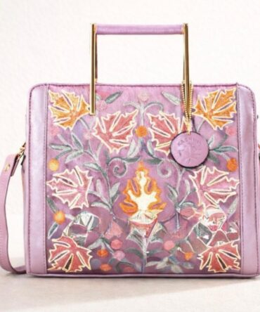 HAND EMBROIDERED VEGAN BAGS