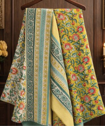 HAND BLOCK REVERSIBLE QUEEN SIZE DOHAR